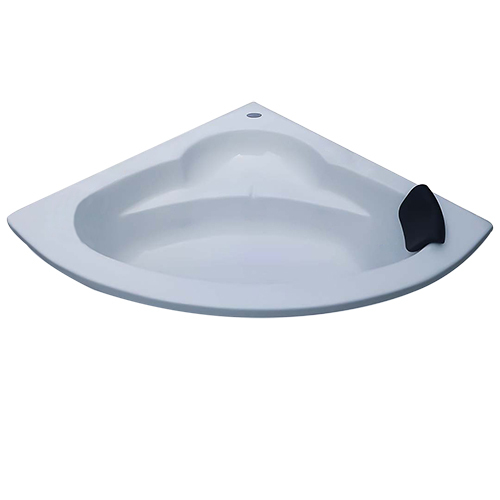 The Babe 4 ft Corner Fixed Bathtub