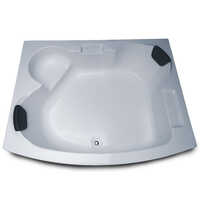 White Temptation 6 Ft X 4.75 Ft Fixed Bathtub