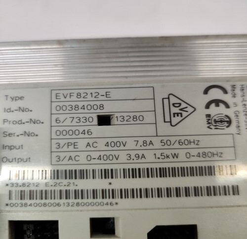 LENZE EVF8212-E INVERTER DRIVE