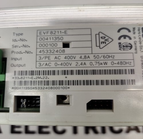 LENZE EVF8211-E FREQUENCY DRIVE