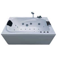 White Splendour 5 Ft X 2.5 Ft Combi-massage Bathtub