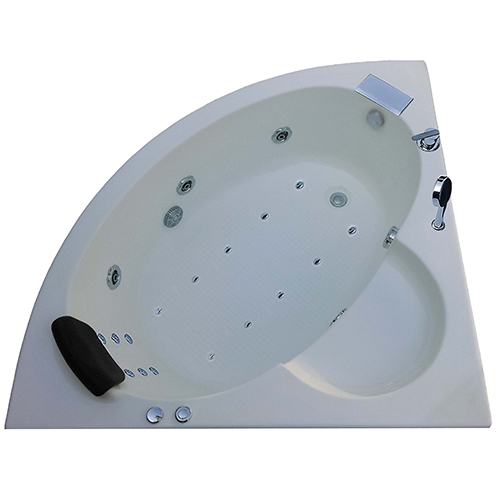 The Babe 4 ft Corner Combi-Massage Bathtub