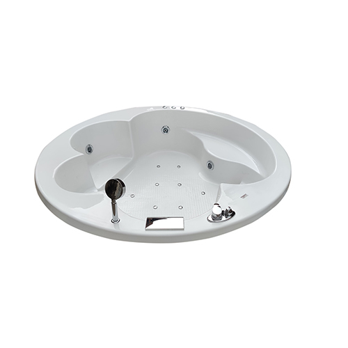 Pacific 6 ft Round Combi-Massage Bathtub