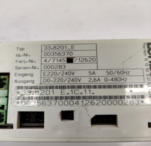 LENZE 33.8201-E INVERTER DRIVE