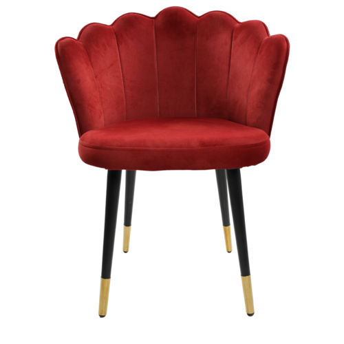 Adhunika Cafe Furniture Chair -Red