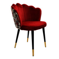 Adhunika Cafe Furniture Chair -Red