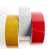 Retro Reflective Tape - Durable PE Material 40m Length | Weather-Resistant Highly Visible in Low Light Multiple Color Options