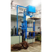 Blue Dish End Hydraulic Press Machine