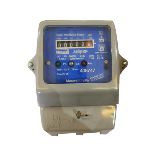 Maxwell Single Phase Electrc Meter - Color: As Per Availability