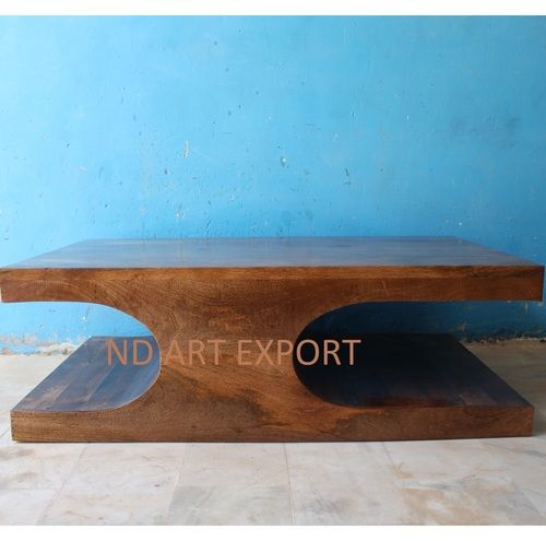 Coffee Table In Solid Mango Wood