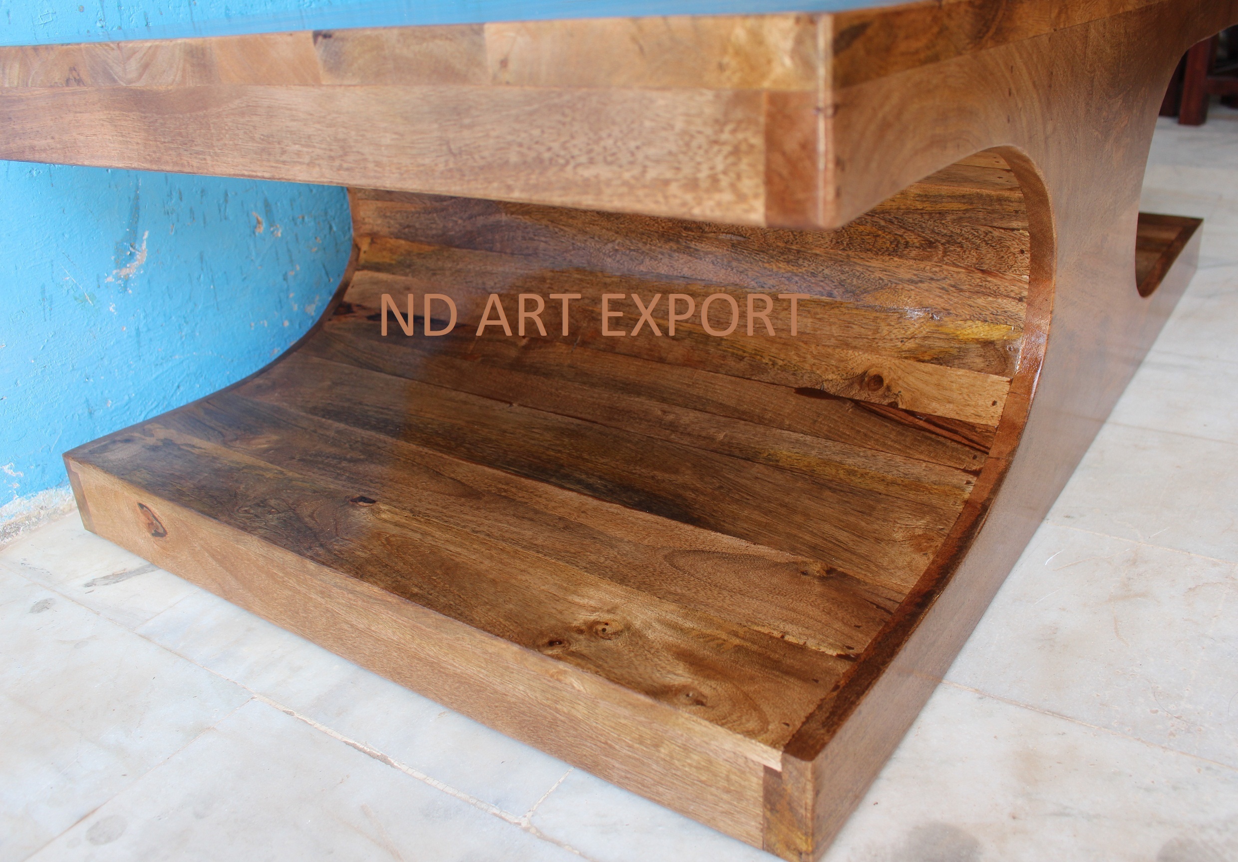 Coffee Table In Solid Mango Wood