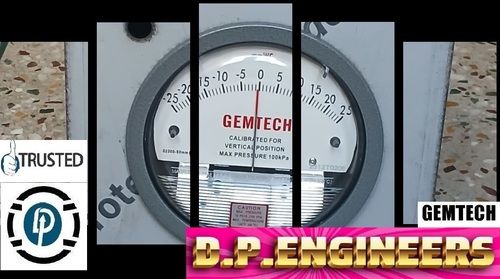 GEMTECH Differential Pressure Gauge Dealers Near By SAHI HOSPITAL