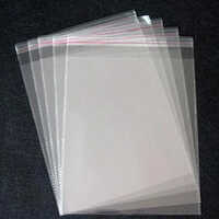 Self Adhesive Tape Pouch - High-quality Plastic, Various Sizes Available, Transparent Color , Customizable Design And Logo Options