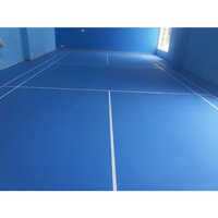 PVC Blue Badminton Sports Court Flooring