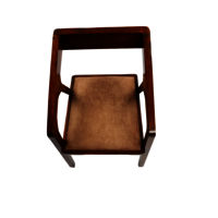 Adhunika Living Room Wooden Chair With Cushion Seat Chair