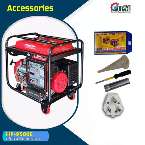 7 KVA Petrol Generator Model HP-9500E Manual and Self Start