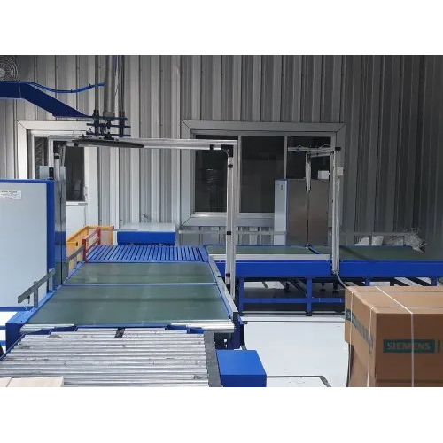 On Line pallet strapping machine