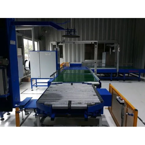 On Line Stretch Wrapping Machine