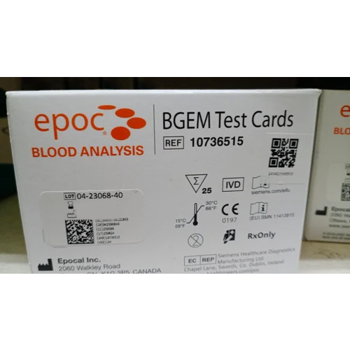 Epoc Bgem Test Card