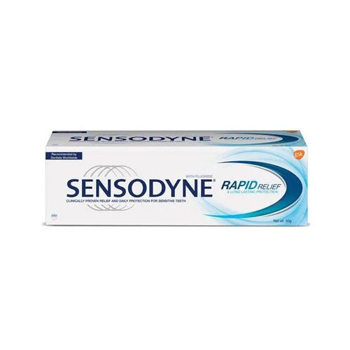 100G Sensodyne Rapid Relief Toothpaste Size: 100 Gm