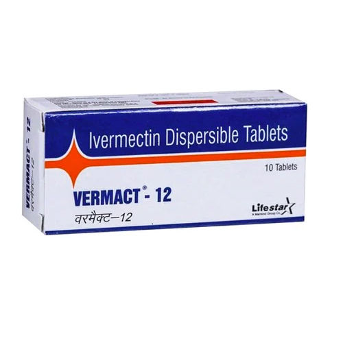 Vermact 12 Ivermectin 12Mg Tablets General Medicines