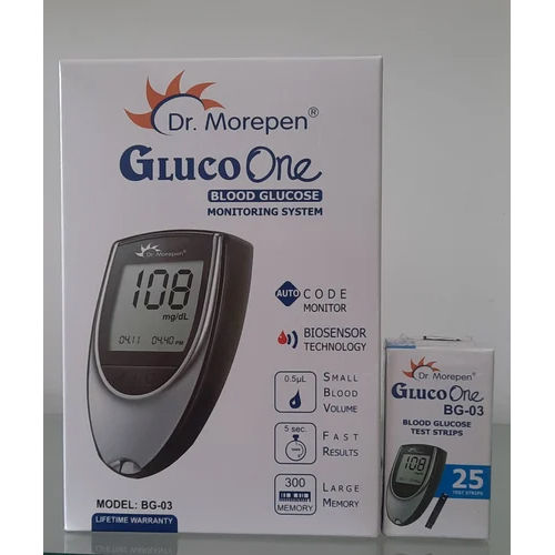 Dr Morepen Glucometer Color Code: Black