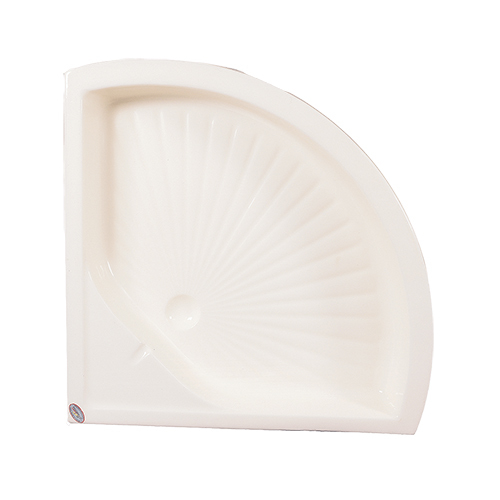 Omega 3.5 ft Corner Fixed Shower Tray