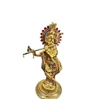 Lord Krishn ji Big Brass Statue