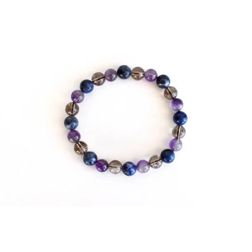 Round Sagittarius Zodiac Gemstone Bracelet