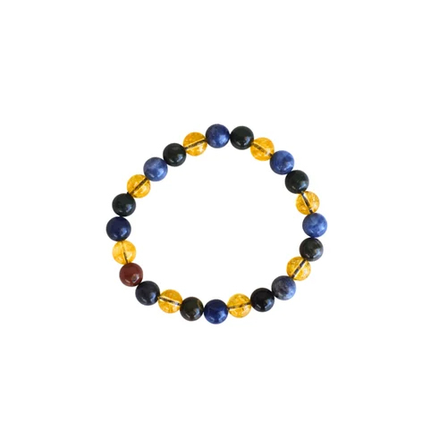 Round Scorpio Zodiac Gemstone Bracelet