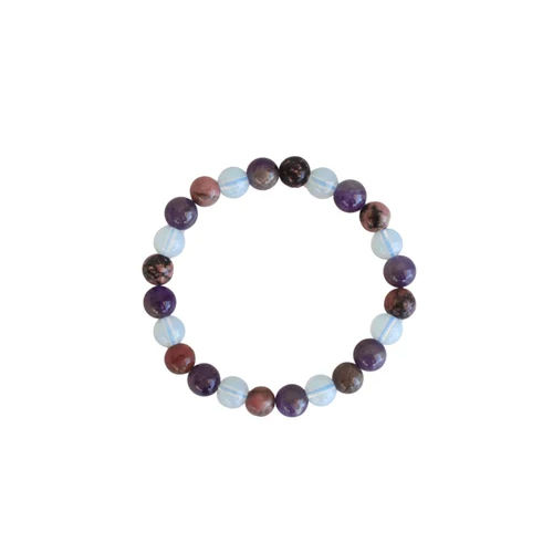 Round Libra Zodiac Gemstone Bracelet