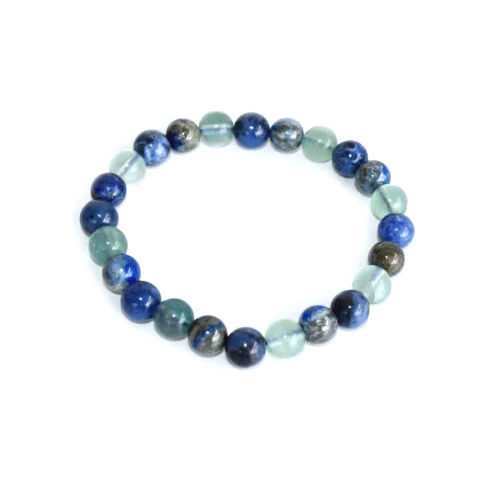 Round Virgo Zodiac Gemstone Bracelet