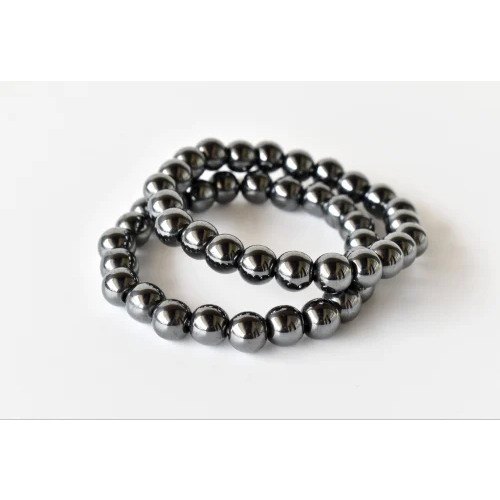 Hematite Bracelet Crystal Beaded Bracelet