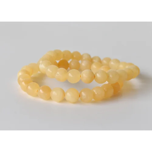 Honey Calcite Bracelet Crystal Beaded Bracelet