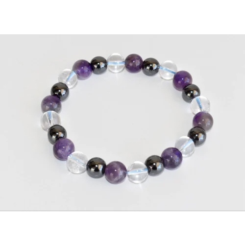 Aquarius Zodiac Bracelet Crystal Beaded Bracelet