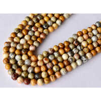 8mm Crazy Lace Agate Beads, Gemstone Beads For Necklace, Crystal Beads Jewelry - 14.5 Inch Strand, Polished Round Stone Beads In Rich Brown