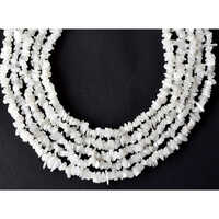 White Rainbow Moonstone - 32 Inch Crystal Chip Beads, Uncut Smooth Stone For Jewelry Making And Healing Practices