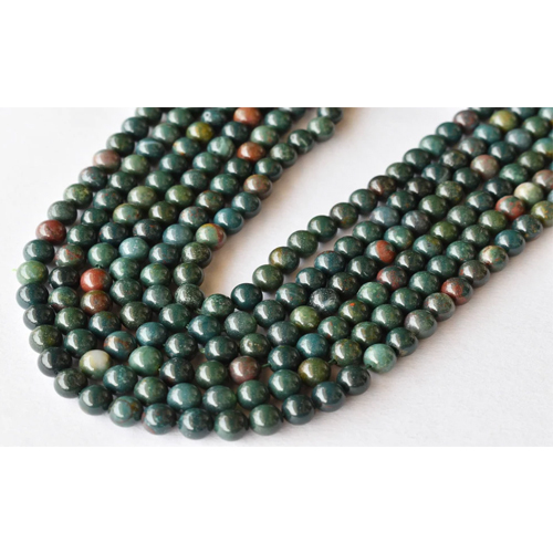 8mm Bloodstone Beads, Crystal Beads for Necklace Gemstone ,Beads Jewelry