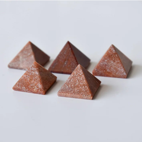 Orange Aventurine Crystal Pyramids, Energy Crystal Stone