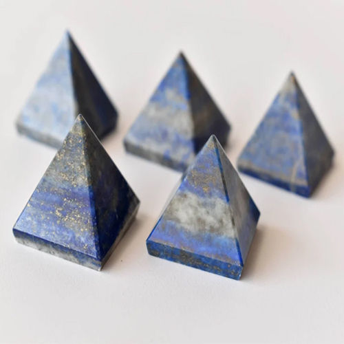 Blue Lapis Lazuli Crystal Pyramids