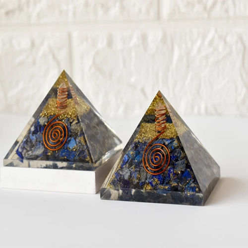 Blue Lapis Lazuli Orgone Pyramids