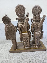 Handicraft Poly Resin  Ram Darbar Statue for Home Temple