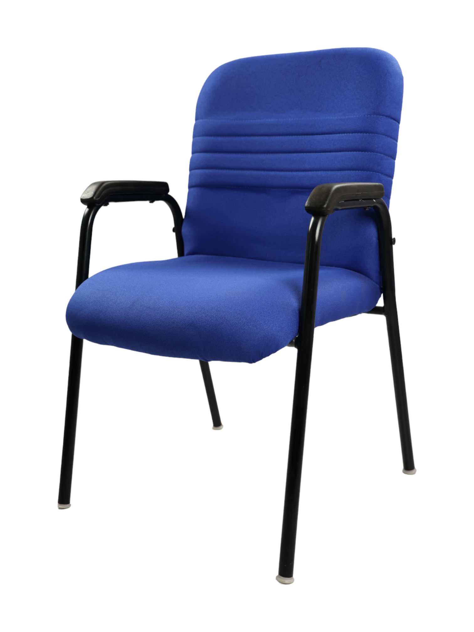 Adhunika Blue Office Visitor Chair With Cushion Chair