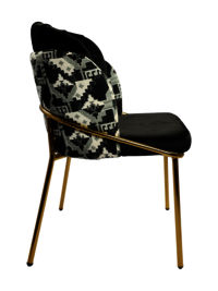 Adhunika Cafe Furniture Chair(Golden Base)