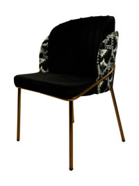 Adhunika Cafe Furniture Chair(Golden Base)