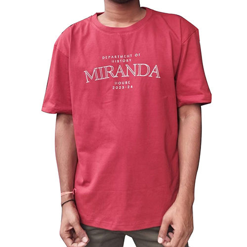 Red Round Neck T-shirt