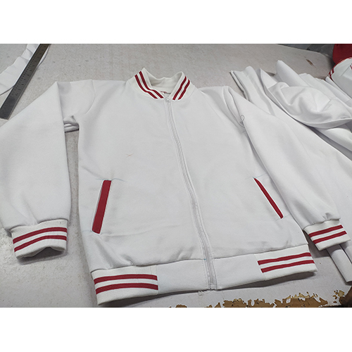 White Zipper Varsity