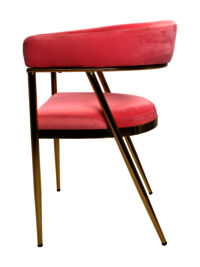 Adhunika Cafe Chair(Pink)