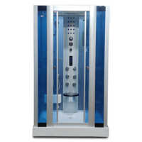 White Christine 4 Ft X 3 Ft Steam Shower Cabin With Tray