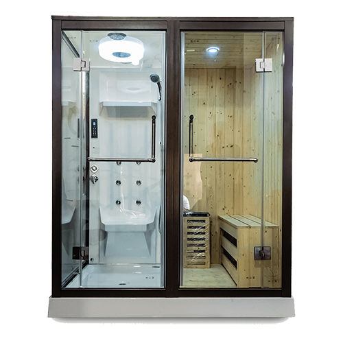 Steam Shower Cabin with Sauna